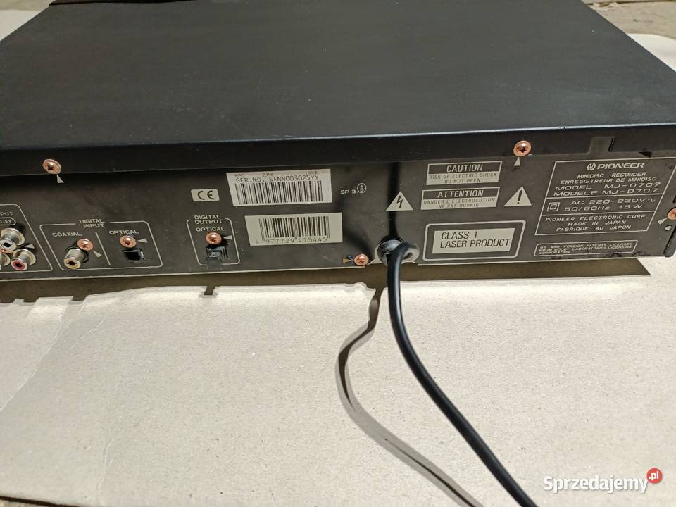 Pioneer MJD707 Minidisc Gdańsk sprzedam