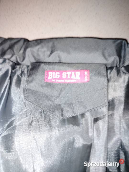 Nowa kurtka męska zimowa BIG STAR rozmiar M szary/srebrny Bydgoszcz
