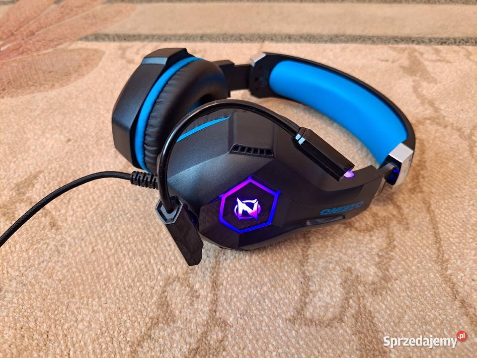 Słuchawki gamingowe nauszne przewodowe Ozeino mazowieckie Warszawa