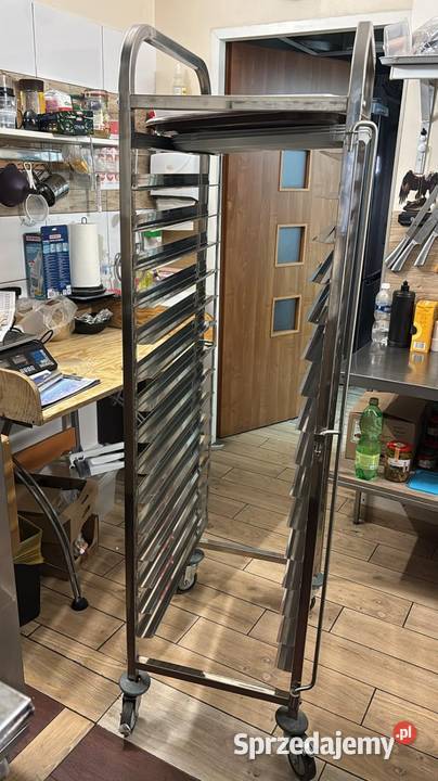 Wózek do transportu blach piekarniczych 16x60x40 Bełchatów