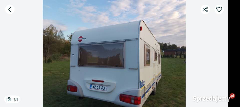 Burstner 480 r2004 Mover przedsionek OKAZJA Kempingowe