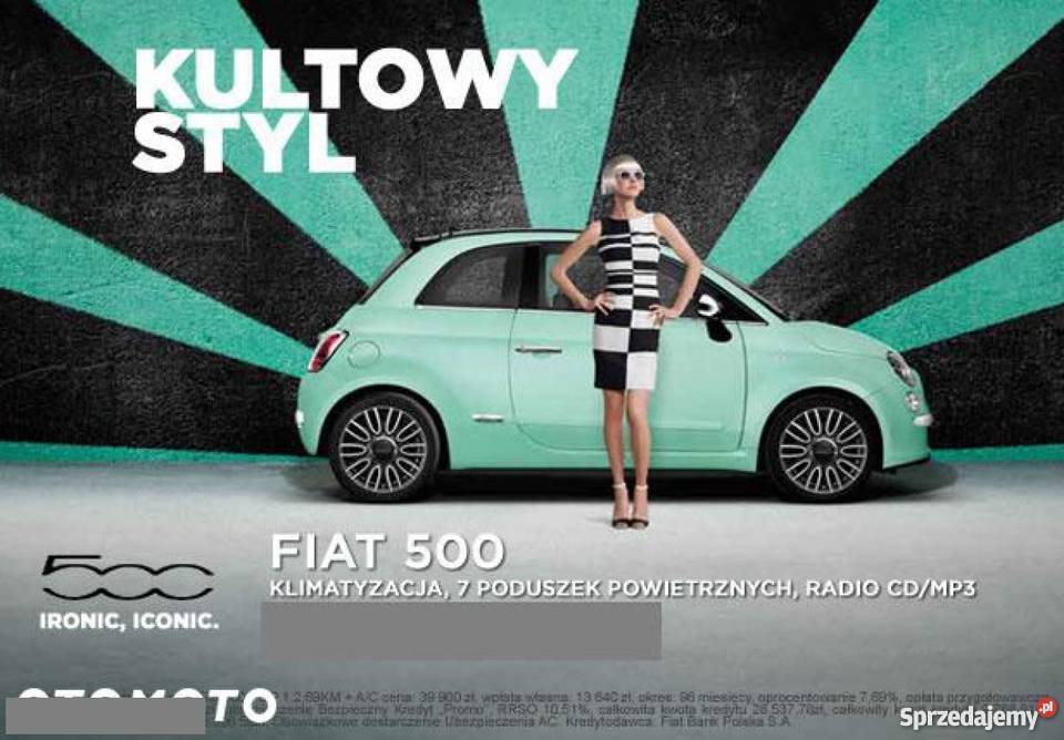 Fiat 500 zielony dolnośląskie Legnica