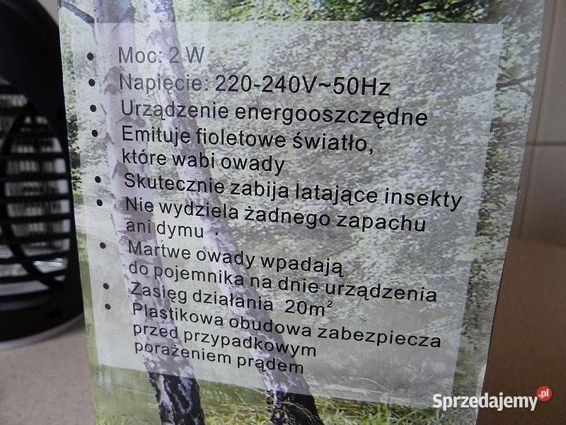 Lampa Owadobójcza Zasięg aż 20m podkarpackie Rzeszów