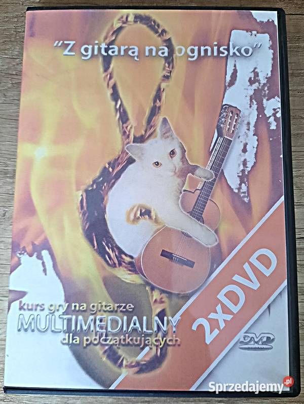 Kurs gry na gitarze 2x DVD początkujących Płyty i kasety Ostrów Wielkopolski