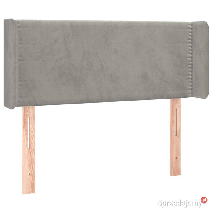 Zagłówek do łóżka z LED jasnoszary 93x16x7888 Warszawa