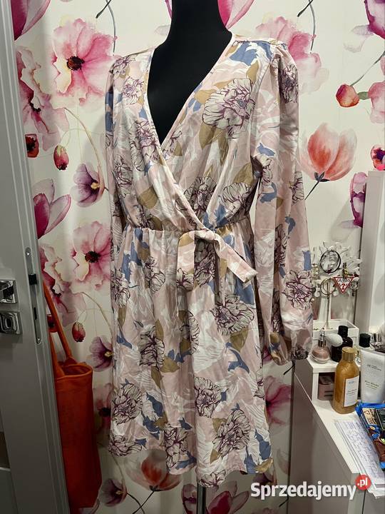 Shein sukienka modny wzór kwiaty hit 4244 kolorowy zachodniopomorskie Choszczno