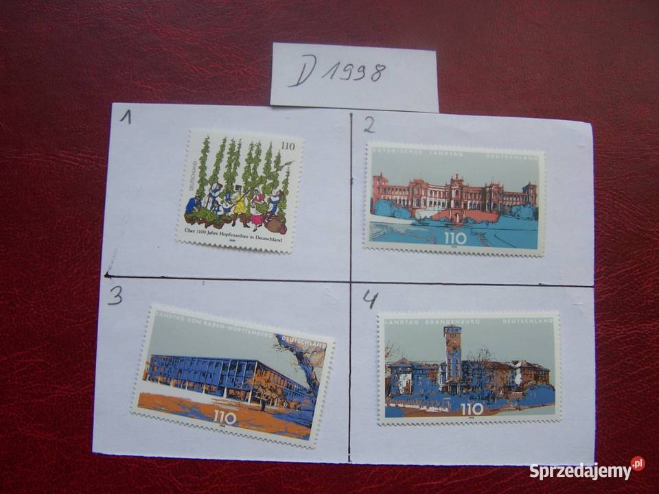 Niemcy 1998 MNH Znaczki z roczników WYBIERAJ śląskie Tychy sprzedam