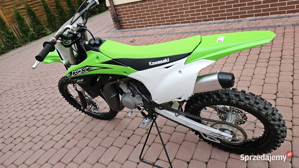 Kawasaki KX 85 23 2016r 50 przebieg Zamiana zielony Kawasaki Zarszyn