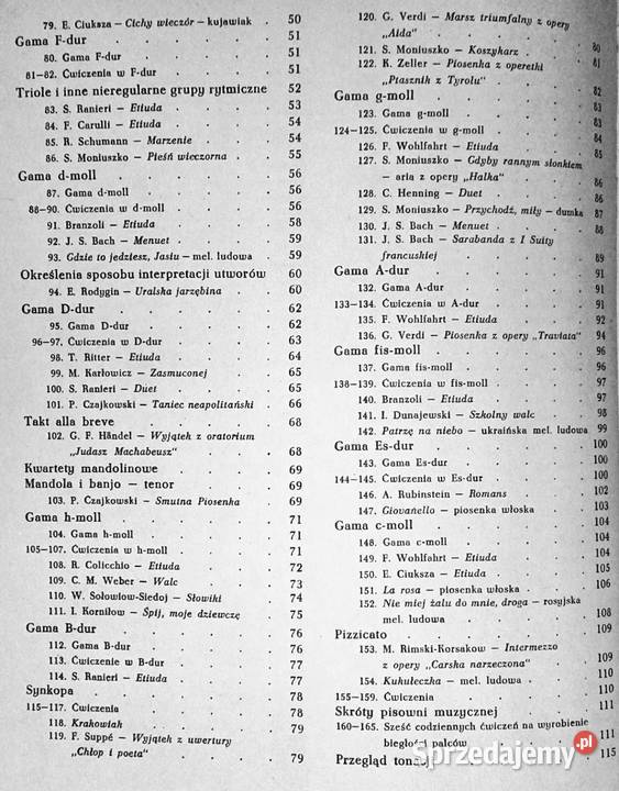 Szkoła gry na mandolinie część 1 Edward Ciuksza