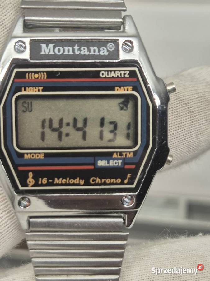 Kolekcjonerski zegarek Montana z lat 80
