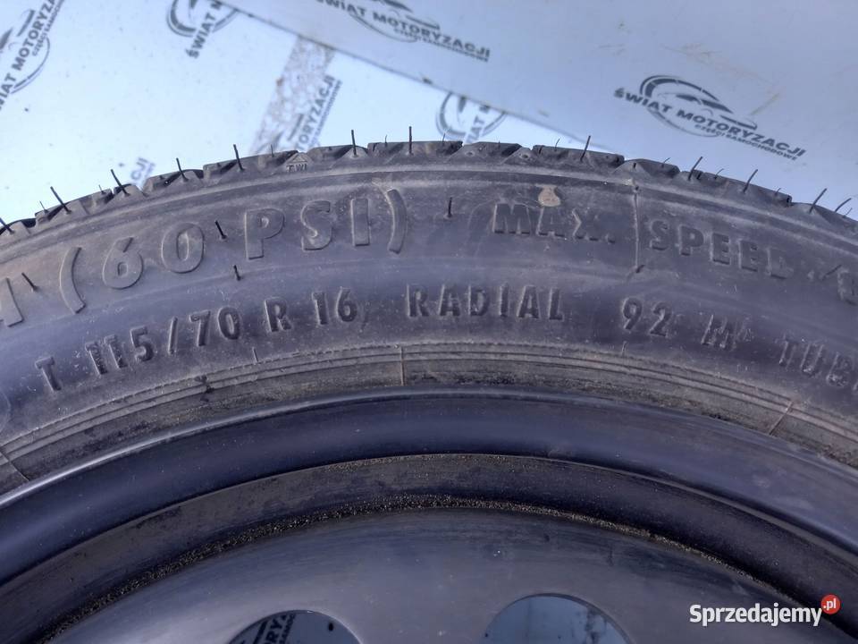 OPEL ASTRA H koło dojazdowe 1157016 92M 4x100 Kielce