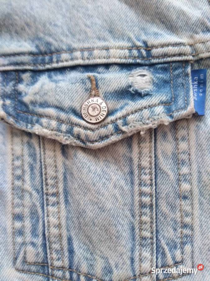 Kurtka Bershka XS Denim 100 bawełna dł 62 dł śląskie Katowice sprzedam
