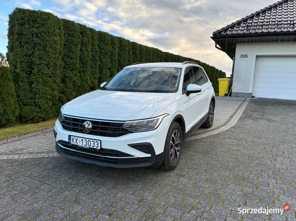 VW Tiguan 15 TSI EVO 150 2023r 1 właściciel małopolskie Sanka