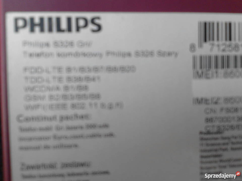 Telefon Philips s326 Lidzbark