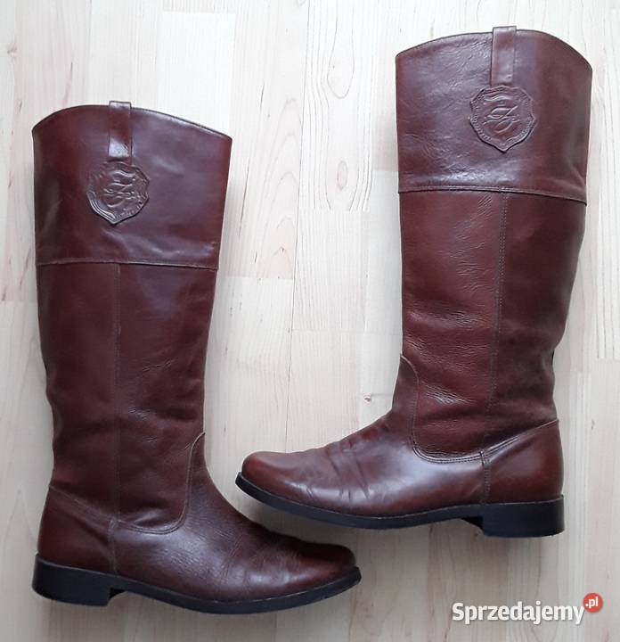 Kozaki skórzane r39 Zara Girls Warszawa sprzedam