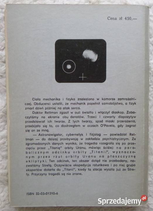 Na tle kosmicznej otchłani Jacek Sawaszkiewicz Kultura i Rozrywka Warszawa sprzedam