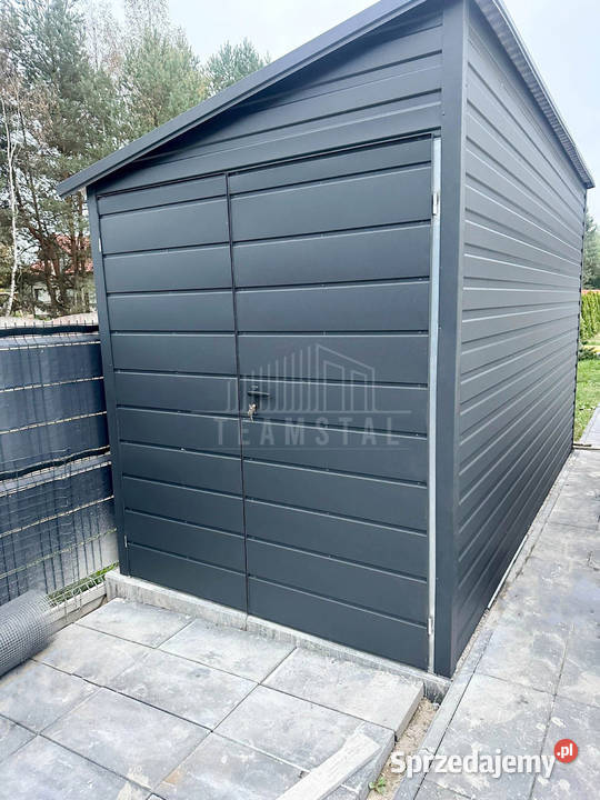 Domek Ogrodowy Schowek 2x5m Brama Dwuskrzydłowa Gliwice