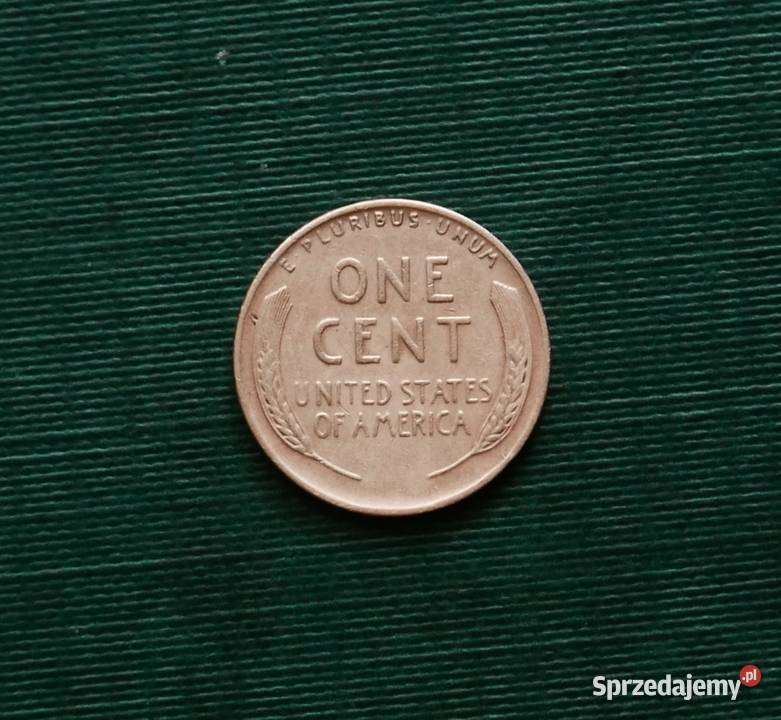 USA 1 cent 1940r Wheat Penny Lincoln Znak Numizmatyka Gliwice
