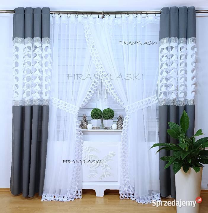 Firana Balkonowa 400x250 Firany do salonu pokoju Firany Kraków