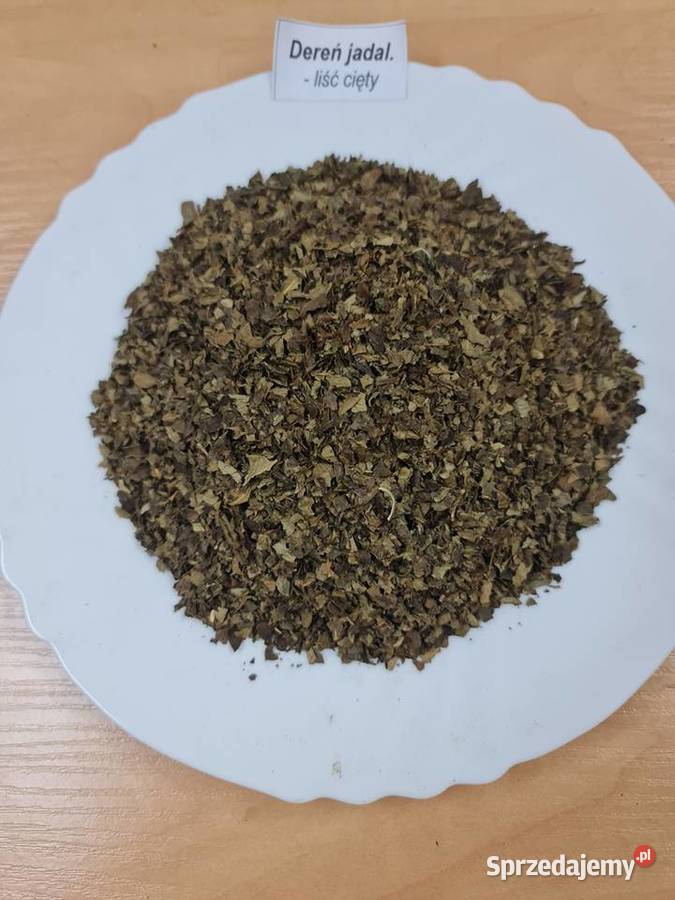 Dereń liść cięty 50g herbatka na układ Jednoskładnikowe Białystok sprzedam