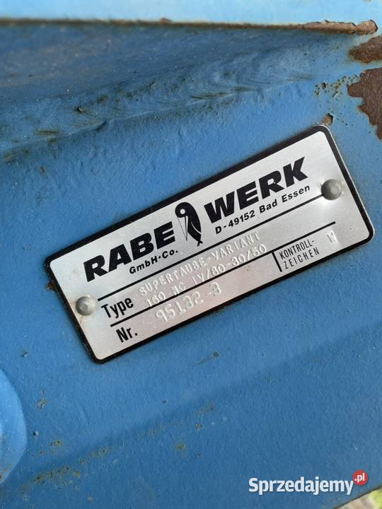 Pług Rabe werk 4 skibowy Vario Liniowanie Lisowice