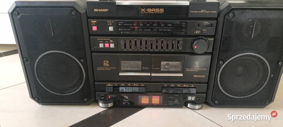 Sharp GX67 radiomagnetofon świętokrzyskie