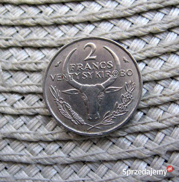 Madagaskar 2 Franki 1965r Kalisz sprzedam