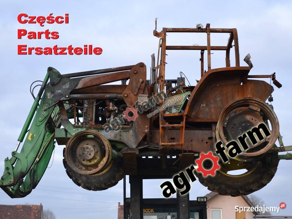John Deere 6110 części silnik skrzynia biegów