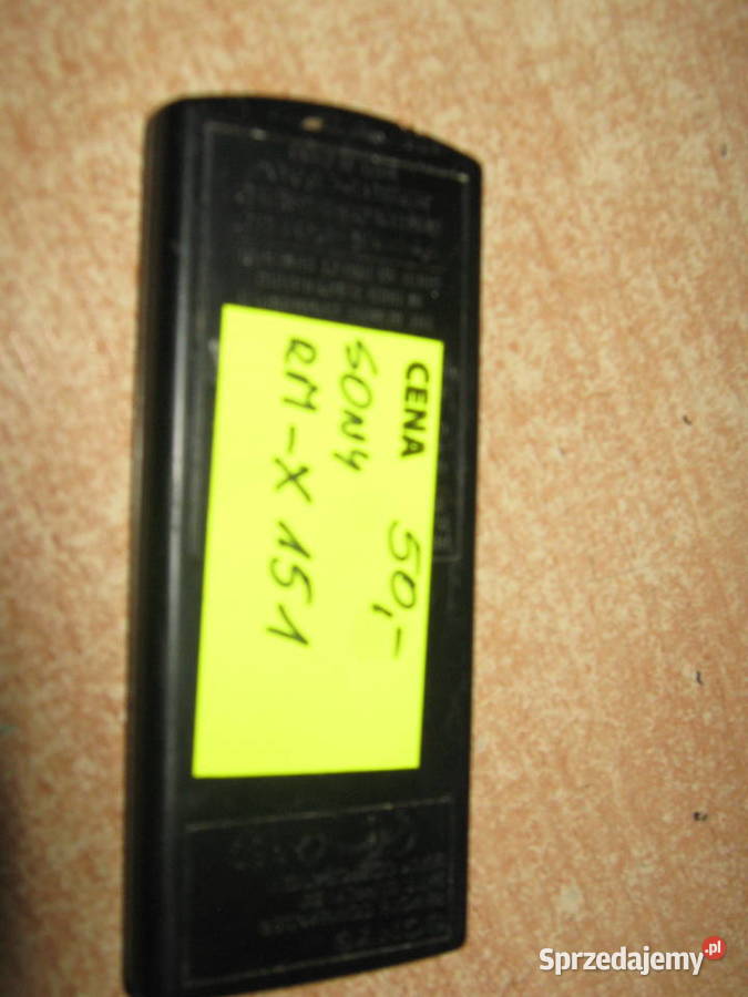 Pilot SONY RMX 151 Radioodtwarzacze małopolskie Nowy Sącz