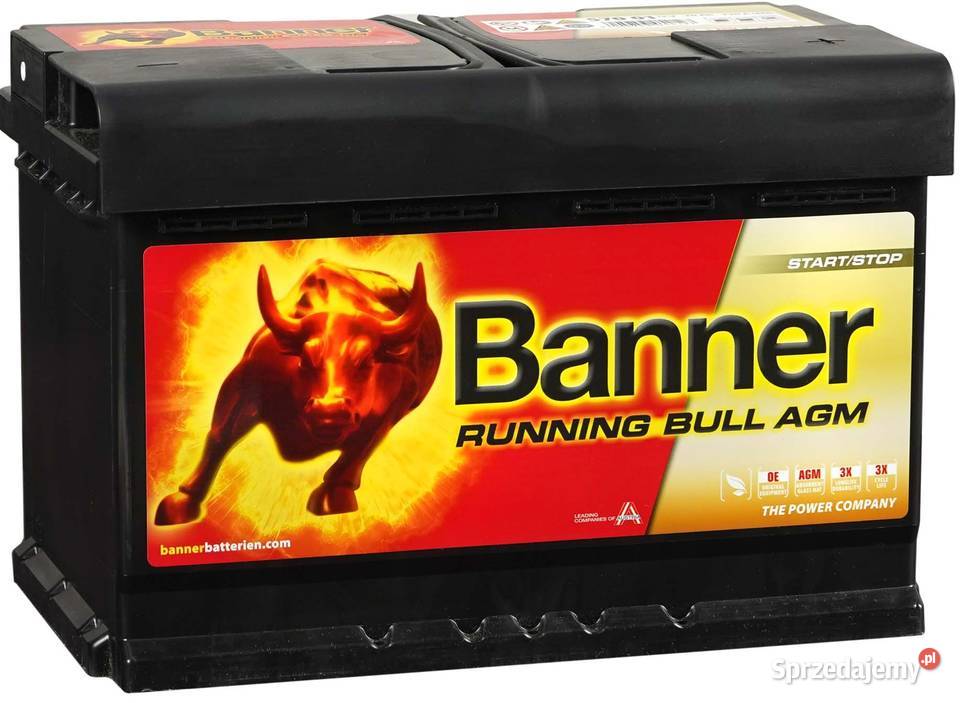 Akumulator 70Ah 720A Banner Running Bull AGM osobowe Gorzów Wielkopolski