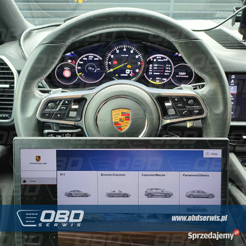 Ochrona komponentu Porsche online PIWIS Poznań Luboń