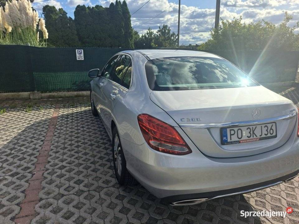Mercedes C Klasa 300 4Matic 30 benzyna 245 2016r Rabowice