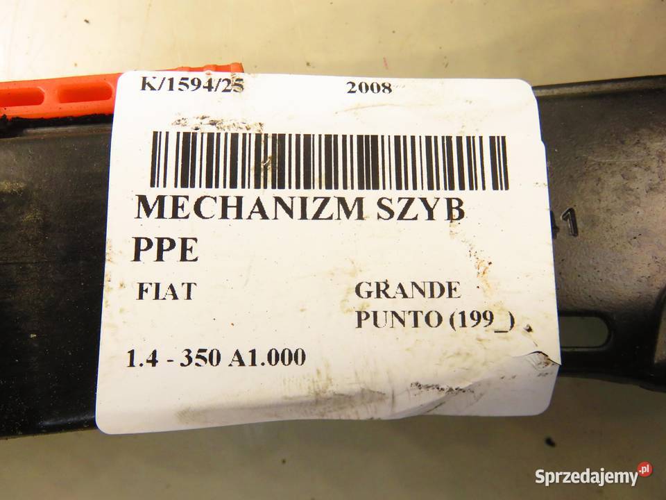 PODNOŚNIK SZYBY PRAWY PRZEDNI FIAT GRANDE PUNTO