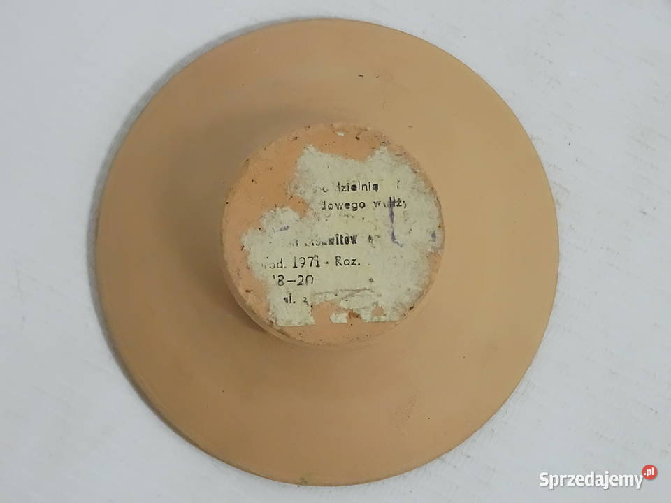 Stary zestaw ceramiczny IŁŻA PRL 1971 r Cepelia lubelskie Biłgoraj