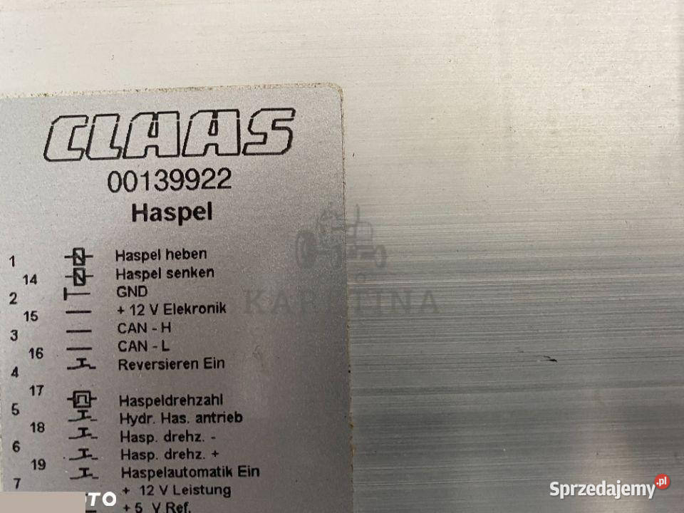 CLAAS LEXION Haspel 00139922 Jastrzębniki
