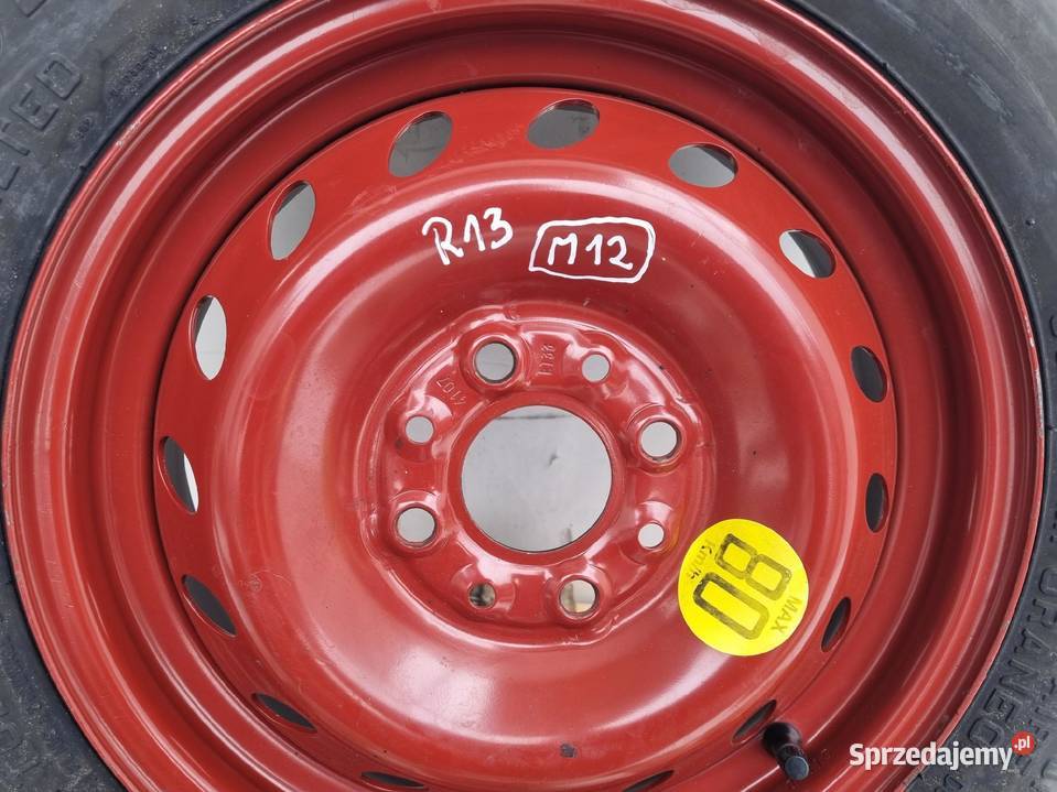 KOŁO DOJAZDOWE Fiat lancia dojazdówka 13580 R13 Samochodowe Chełm