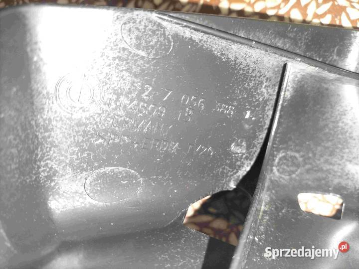 Prowadnica tylnego zderzaka środkowa BMW E60 E61 Wzmocnienia, belki i wsporniki Poręba