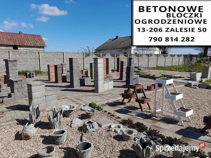 Bloczki betonowe Bloczki ogrodzeniowe Ogrodzenia mazowieckie Żuromin