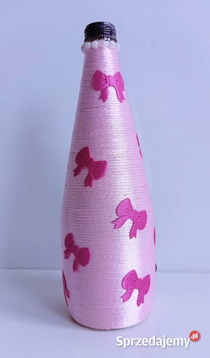 Butelka ręcznie zdobiona Baby Girl 750 ml Baby Katowice