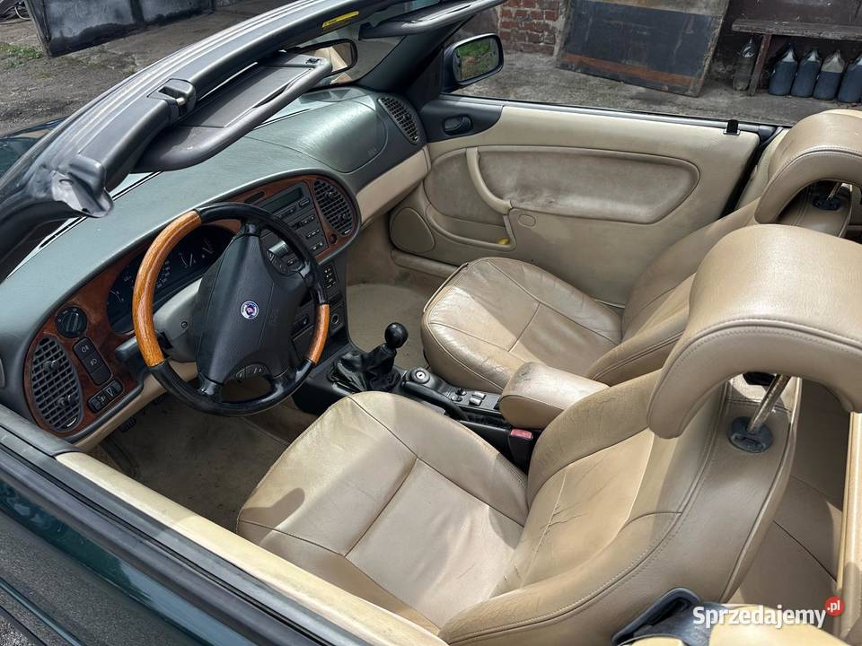 Saab 93 20b Cabrio Youngtimer z klasą sprawny poduszka powietrzna Namysłów sprzedam