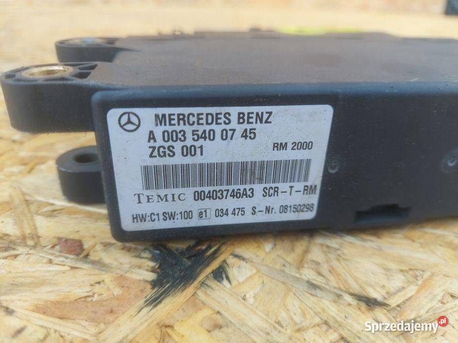 MODUŁ STEROWNIK MERCEDES A0035400745 Gliwice