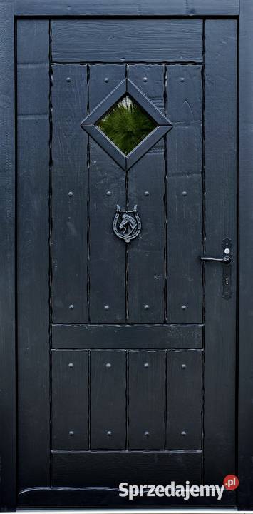Drzwi DŁUGOSZ drewniane zewnętrzne wejściowe Wrocław