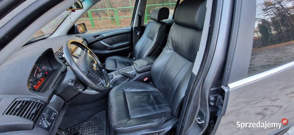 BMW X5 44 320 skórzana tapicerka śląskie Pietrowice Wielkie sprzedam