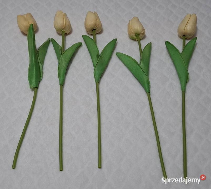 Bukiet tulipanów 34 5 Sztuczne kwiaty Dekoracja Czeladź sprzedam