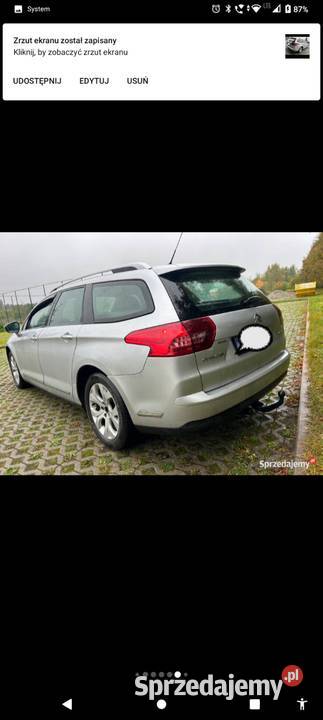 Sprzedam Citroena C5 20 HDI 140 2009r Wersji isofix Bydgoszcz sprzedam