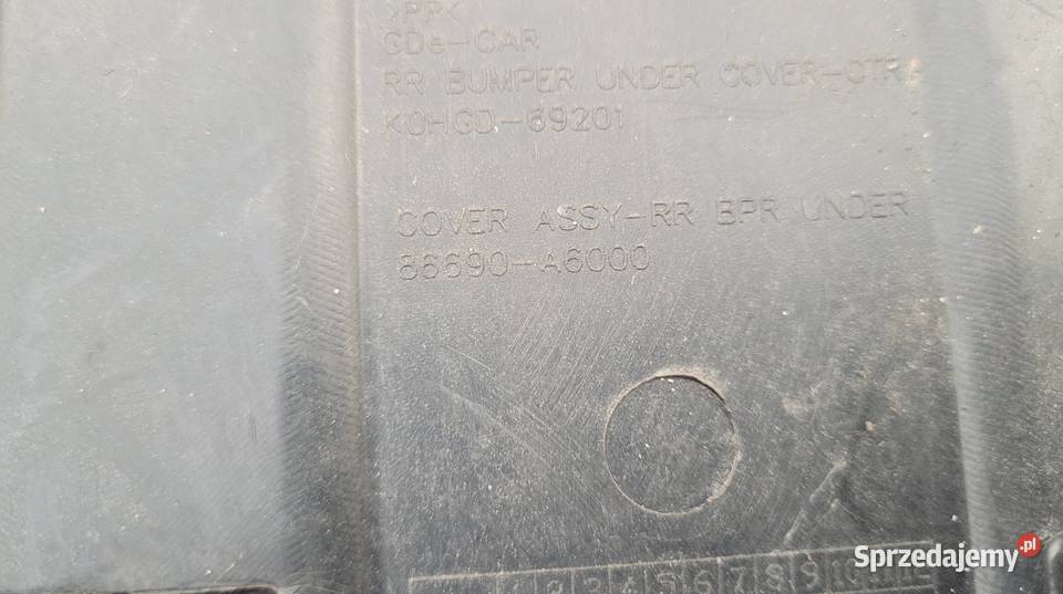 HYUNDAI I30 II OSŁONA PODWOZIA ZDERZAKA TYŁ osobowe Ruda Śląska