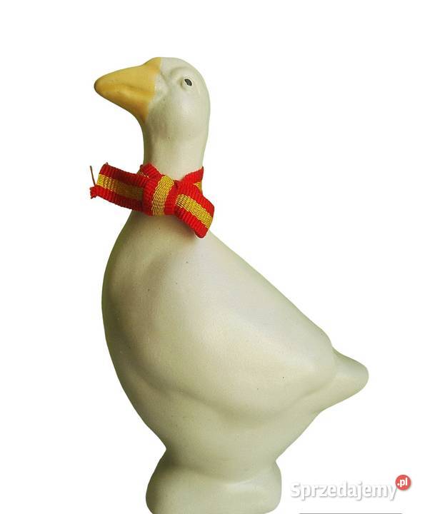 Ceramiczna figurka gęsi ze szwedzkiej Warszawa