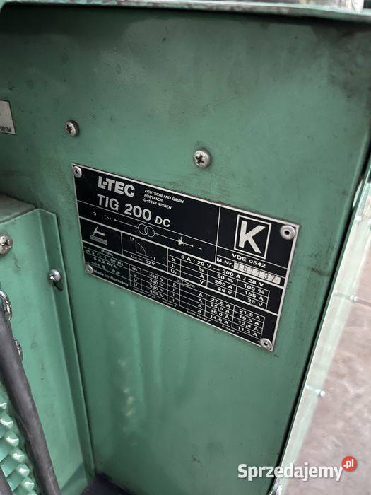 Profesjonalna spawarka TIG LTEC 200 DC Niemiecka Tuliszków