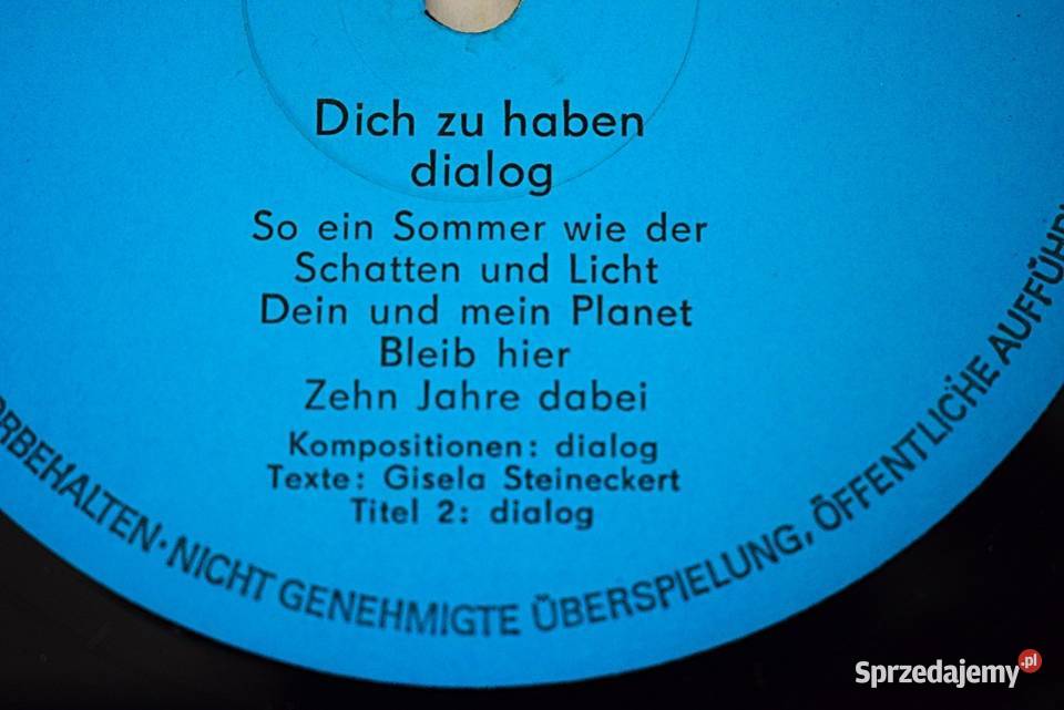 Dialog Dich Zu Haben 1987 stan Chełmno