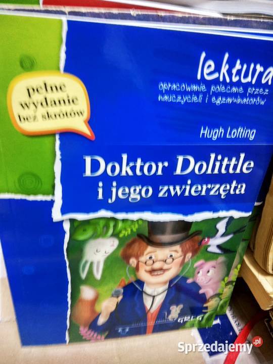 Doktor Dolittle i jego zwierzęta Lifting lektury Antykwariat Antyki, Sztuka, Kolekcje Warszawa